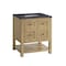 James Martin Vanities Breckenridge 30in Single Vanity, Light Natural Oak w/ 3 CM Charcoal Soapstone Top 330-V30-LNO-3CSP - alternate 5